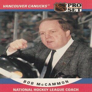 Bob McCammon - 1990 Pro Set Hockey Card